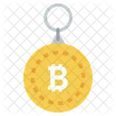 Bitcoin Keychain Bitcoin Keyring Btc Keychain Icon