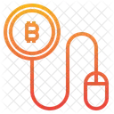 Bitcoin-Klick  Symbol