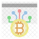 Bitcoin-Kreditkarte  Symbol