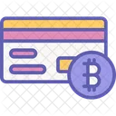 Bitcoin-Kreditkarte  Symbol