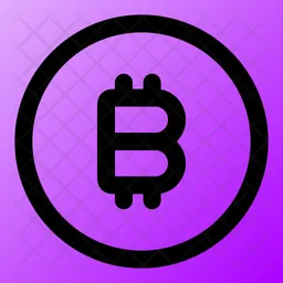 Bitcoin-Kreis  Symbol