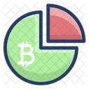 Bitcoin-Kreisdiagramm  Symbol