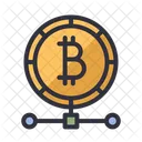 Bitcoin-Krypto-Server-Datenbank  Symbol