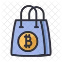 Bitcoin Krypto Einkaufen  Symbol