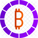 Bitcoin-Kryptowährung  Symbol