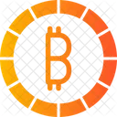 Bitcoin-Kryptowährung  Symbol