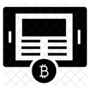 Bitcoin-Kryptowährungs-App  Symbol