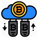 Bitcoin-Laufwerk  Symbol