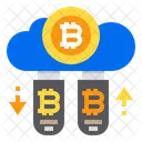 Bitcoin-Laufwerk  Symbol