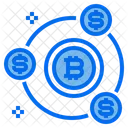 Bitcoin Link  Icon