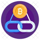 Chainlink Bitcoin Link Bitcoin Connection Icon