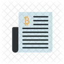Bitcoin List  Icon