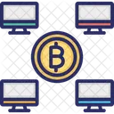 Bitcoin Live-Transaktion  Symbol