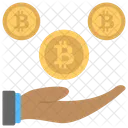 Bitcoin Loan  Icon