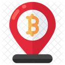 Bitcoin Location Cryptocurrency Location Crypto Location Icon