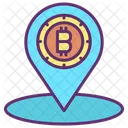 Location Map Bitcoin Location Location Icon