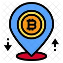 Location Bitcoin Icon