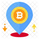 Location Bitcoin Icon