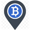 Map Bitcoin Locatio Icon