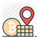 Bitcoin Location  Icône