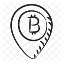 Bitcoin Location  Icon