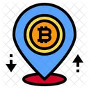 Location Bitcoin Icon