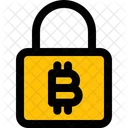 Bloqueio De Bitcoin Ícone