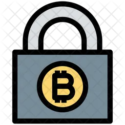 Bitcoin Lock  Icon