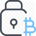 Bitcoin Lock Bitcoin Lock Icon