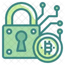 Bitcoin Lock  Icon