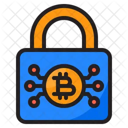 Bitcoin Lock  Icon