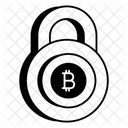 Bitcoin Lock Lock Security Icon