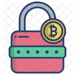 Bitcoin Lock  Icon