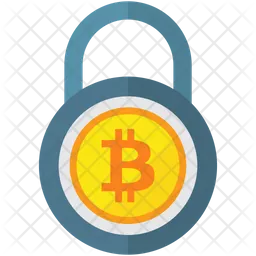 Bitcoin Lock  Icon