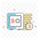 Bitcoin Storage Locker Icon