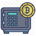 Bitcoin Locker Locker Bitcoin Icon