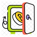 Bitcoin Locker Bank Locker Bitcoin Deposit Icône