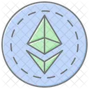 Bitcoin Logo Lineal Color Icon Icon