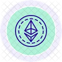 Bitcoin Logo Liniensymbol Symbol