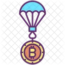 Bitcoin-Luftballon  Symbol