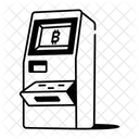 Bitcoin Machine Terminal Transaction Icon