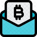 Bitcoin Mail Icon