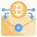 Bitcoin Mail Crypto Mail Email Icon