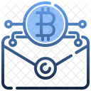 Email Bitcoin Sign Communications Icon