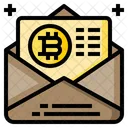 Bitcoin Mail Mail Communication Icon