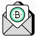 Bitcoin Mail Cryptocurrency Crypto Icon