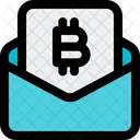 Bitcoin Mail Icon