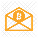Bitcoin mail send  Icon