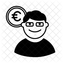 Bitcoin Man Icon