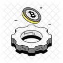 Bitcoin Manage Management Exchange Icon